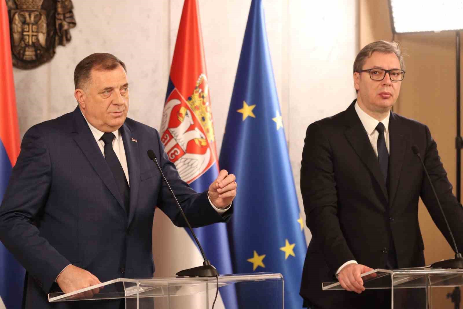 Bosnalı Sırp lider Dodik: “Bağımsızlık kararı almayı ciddi bir şekilde düşünüyoruz” Bosnalı Sırp lider Dodik: “Bağımsızlık kararı almayı ciddi bir şekilde düşünüyoruz”