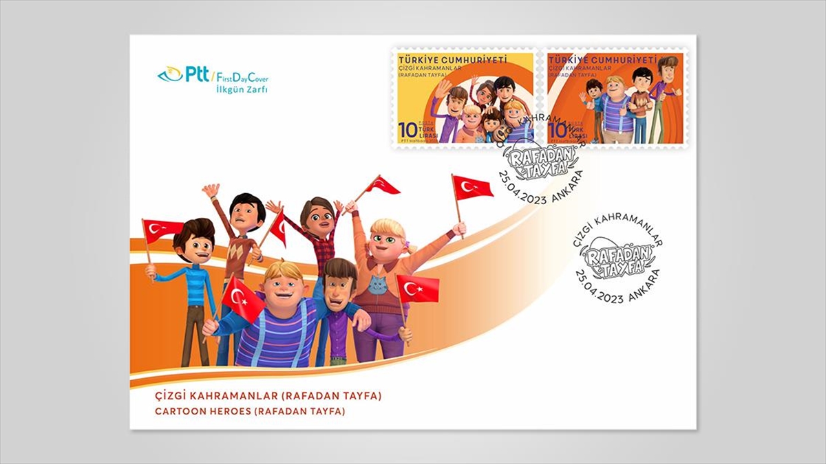 PTT’den “Çizgi Kahramanlar (Rafadan Tayfa)” konulu anma pulu PTT’den “Çizgi Kahramanlar (Rafadan Tayfa)” konulu anma pulu