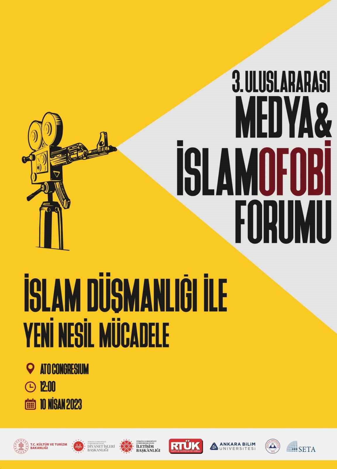 “Uluslararası Medya ve İslamofobi Paneli” üçüncü kez gerçekleştirilecek “Uluslararası Medya ve İslamofobi Paneli” üçüncü kez gerçekleştirilecek