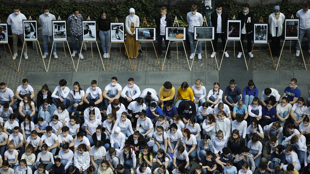 Bosna Hersek’te 1992-1995’teki Saraybosna kuşatmasında öldürülen 1601 çocuk anıldı