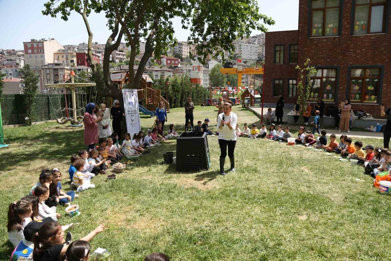 ESA öğrencileri kompost kurulumu yaptılar ESA öğrencileri kompost kurulumu yaptılar