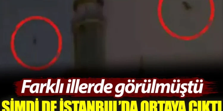 O gizemli cisim şimdi de İstanbul’da ortaya çıktı..