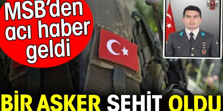 Bir kahraman asker şehit oldu.. Bir kahraman asker şehit oldu..