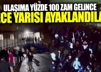 Ulaşıma yüzde 100 zam gelince gece yarısı ayaklandılar Ulaşıma yüzde 100 zam gelince gece yarısı ayaklandılar