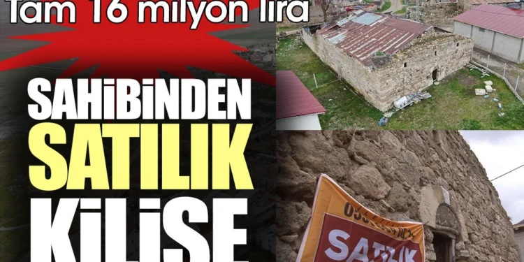 Sahibinden 16 milyon liraya satılık kilise