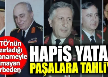 FETÖ ’nün hazırladığı iddianameyle  hapis yatan paşalara tahliye…