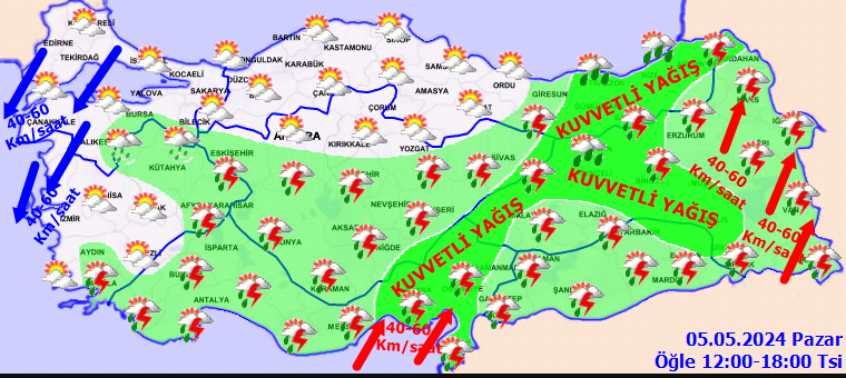Sağanak yağış kuvvetli geliyor herkes dikkatli olsun. Meteoroloji 18 il için sarı kodlu uyarı verdi Sağanak yağış kuvvetli geliyor herkes dikkatli olsun. Meteoroloji 18 il için sarı kodlu uyarı verdi