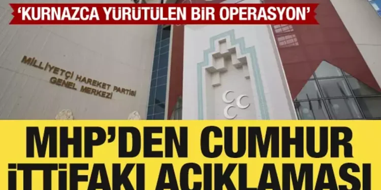 MHP’den Cumhur İttifakı açıklaması MHP’den Cumhur İttifakı açıklaması