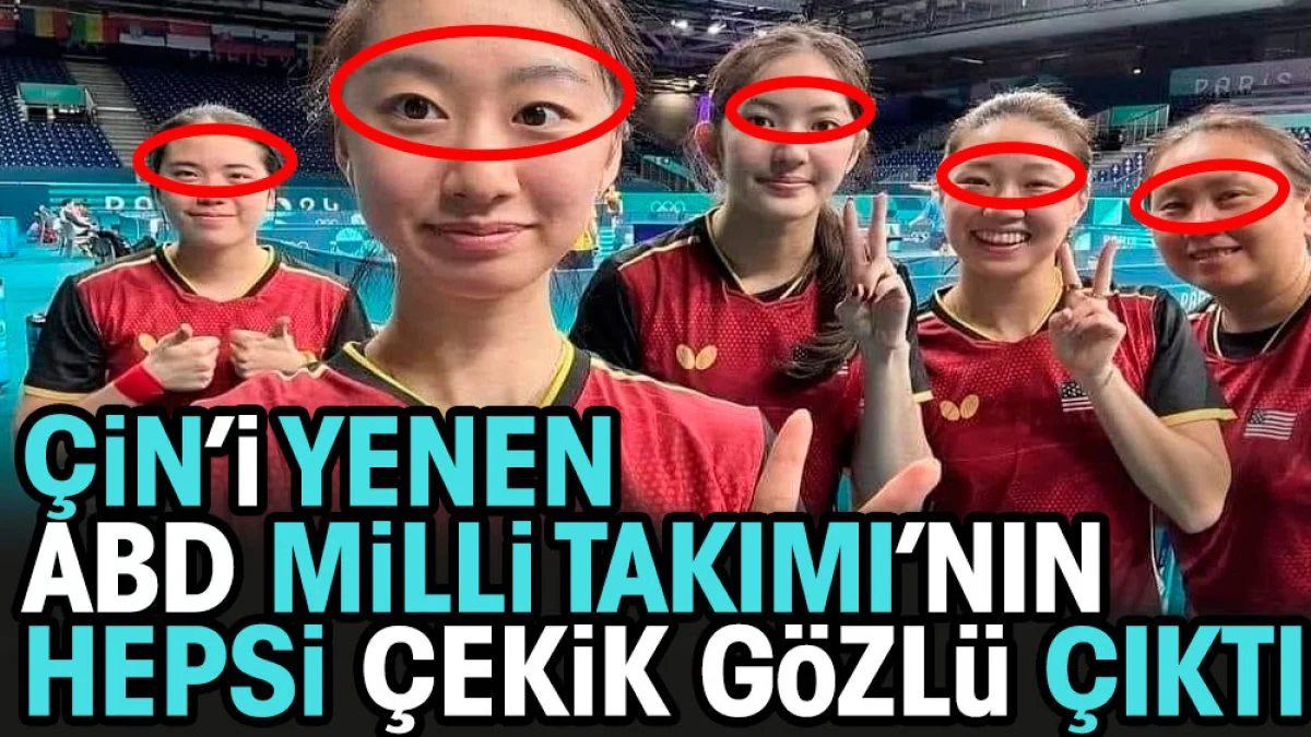 Çin’i yenen ABD milli takımının tamamı çekik gözlü çıktı…