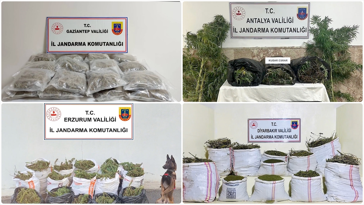 “Narkoçelik-40” operasyonlarında yaklaşık 4 ton uyuşturucu madde ele geçirildi