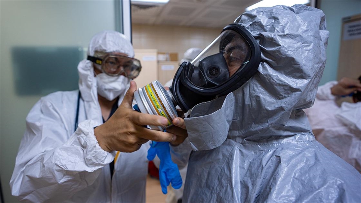 Gülhane Hastanesinden KBRN olaylara karşı tatbikat Gülhane Hastanesinden KBRN olaylara karşı tatbikat