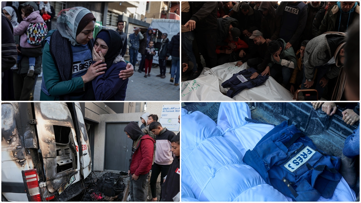 İsrail’in saldırılarında Aralık ayında 10 Filistinli gazeteci yaşamını yitirdi İsrail’in saldırılarında Aralık ayında 10 Filistinli gazeteci yaşamını yitirdi