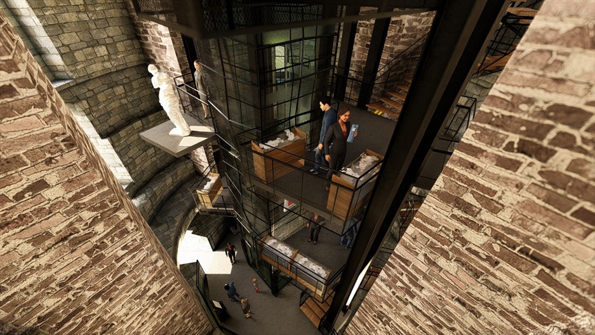 Makedon Kulesi asansörü ziyaretçilerini medeniyetlerin izlerine taşıyacak Makedon Kulesi asansörü ziyaretçilerini medeniyetlerin izlerine taşıyacak