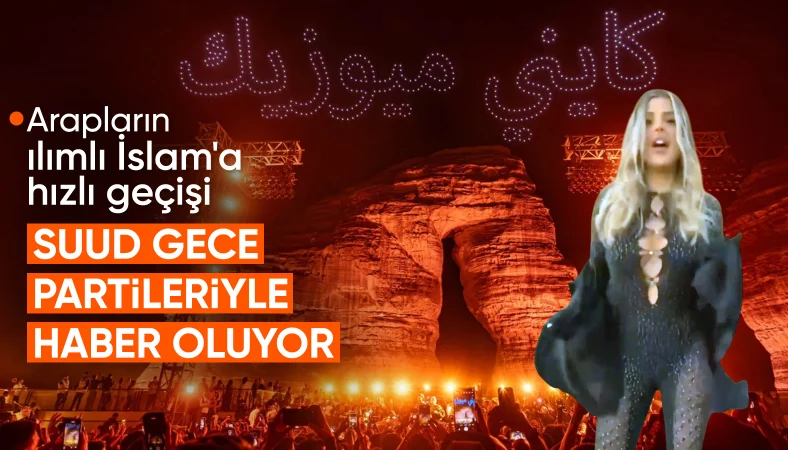 Suudi Arabistan’da Hicr bölgesinde parti düzenlendi Suudi Arabistan’da Hicr bölgesinde parti düzenlendi