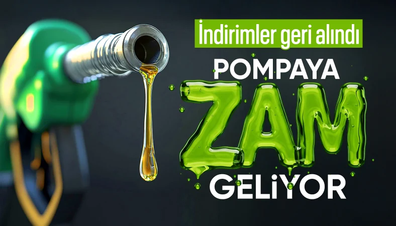 Benzine zam geliyor…