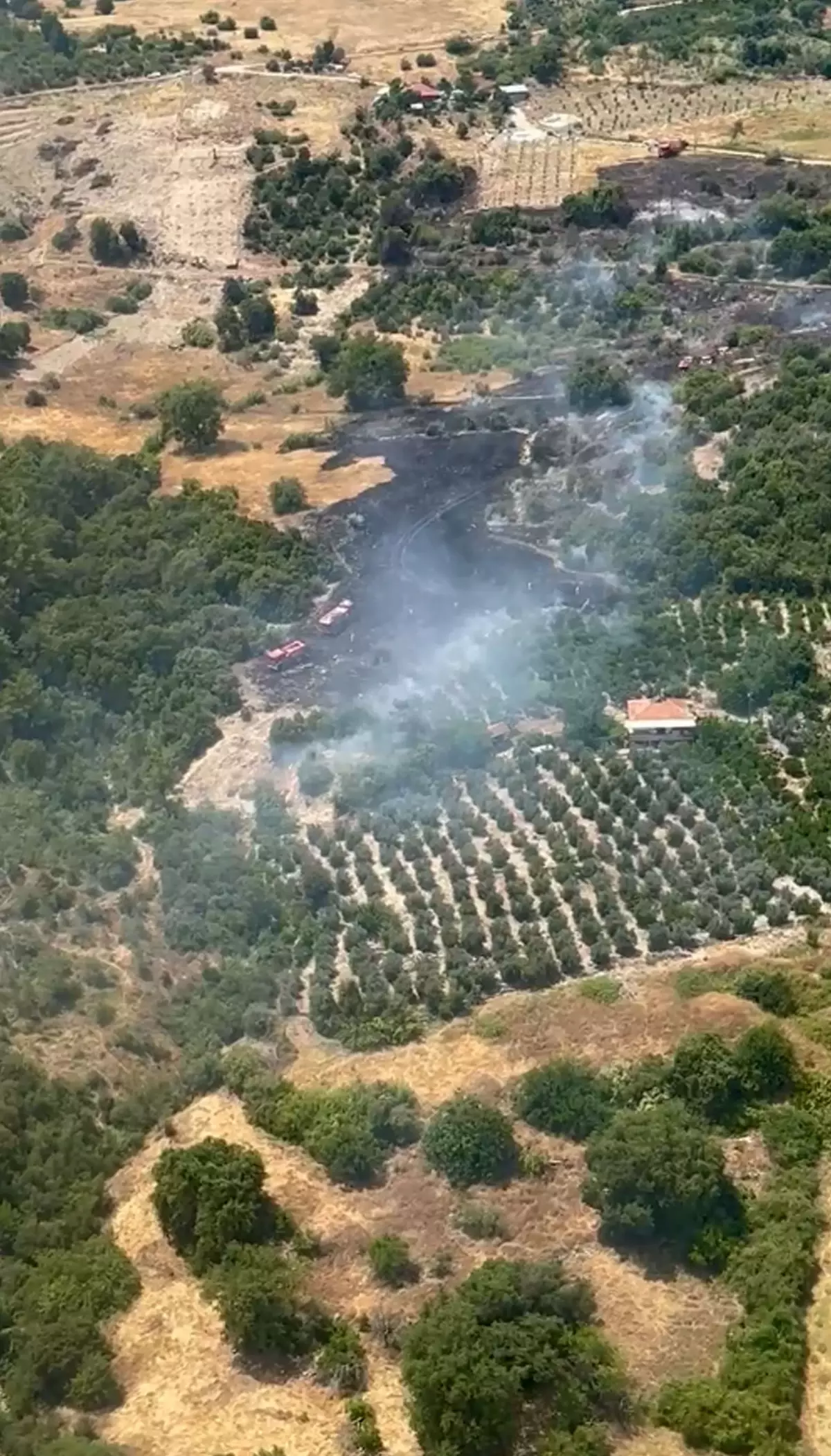Kumluca’da Yangın Müdahalesi Sürüyor…
