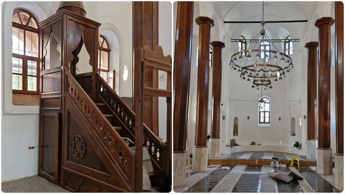 Bursa’da restorasyonu tamamlanan Özlüce Camisi yarın ibadete açılacak Bursa’da restorasyonu tamamlanan Özlüce Camisi yarın ibadete açılacak