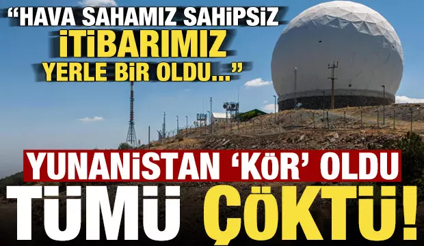 Yunan radarları çöktü… Yunan radarları çöktü…
