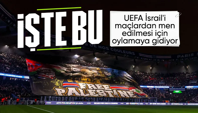 UEFA, Salı günü İsrail Milli Takımı ve kulüplerini Avrupa’dan men edebilir UEFA, Salı günü İsrail Milli Takımı ve kulüplerini Avrupa’dan men edebilir