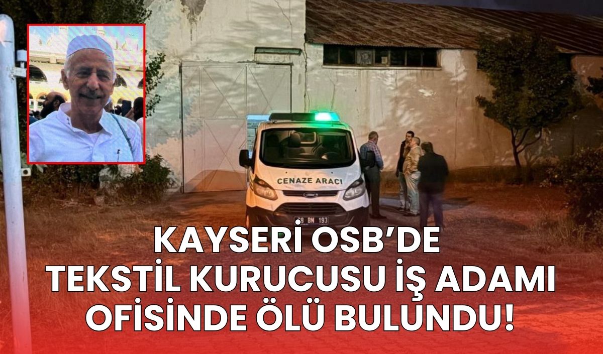 Ünlü iş adamı ofisinde ölü bulundu Ünlü iş adamı ofisinde ölü bulundu