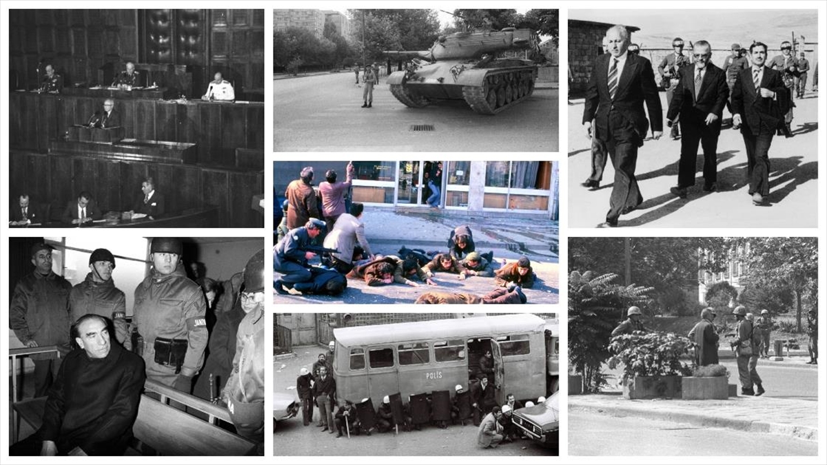 Demokrasiye vurulan 12 Eylül darbesinin üzerinden 45 yıl geçti Demokrasiye vurulan 12 Eylül darbesinin üzerinden 45 yıl geçti