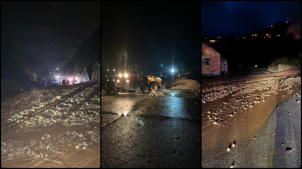Trabzon’da sağanak hayatı olumsuz etkiledi Trabzon’da sağanak hayatı olumsuz etkiledi
