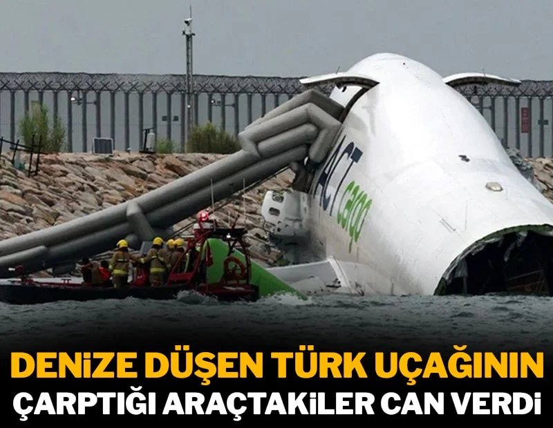 Denize düşen Türk uçağının çarptığı araçtakiler can verdi Denize düşen Türk uçağının çarptığı araçtakiler can verdi
