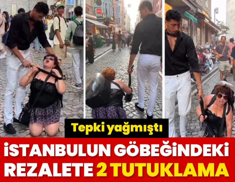 Beyoğlu’nda kadının boynuna tasma takıp gezdirdi: 2 tutuklama Beyoğlu’nda kadının boynuna tasma takıp gezdirdi: 2 tutuklama