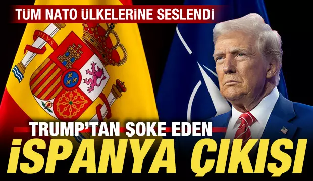 Trump’tan son dakika İspanya açıklaması! Tüm NATO ülkelerine seslendi: Cezalandırılmalı Trump’tan son dakika İspanya açıklaması! Tüm NATO ülkelerine seslendi: Cezalandırılmalı