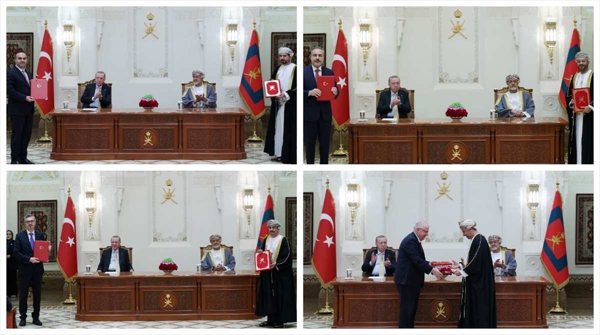 Türkiye ile Umman arasında anlaşmalar imzalandı Türkiye ile Umman arasında anlaşmalar imzalandı