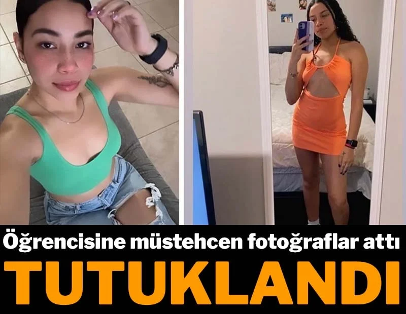 Öğrencisine müstehcen fotoğraflar attı: Tutuklandı
