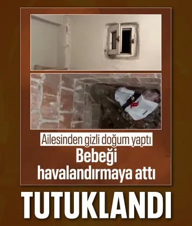 Kütahya’da bebeğini havalandırma boşluğuna atan anne tutuklandı