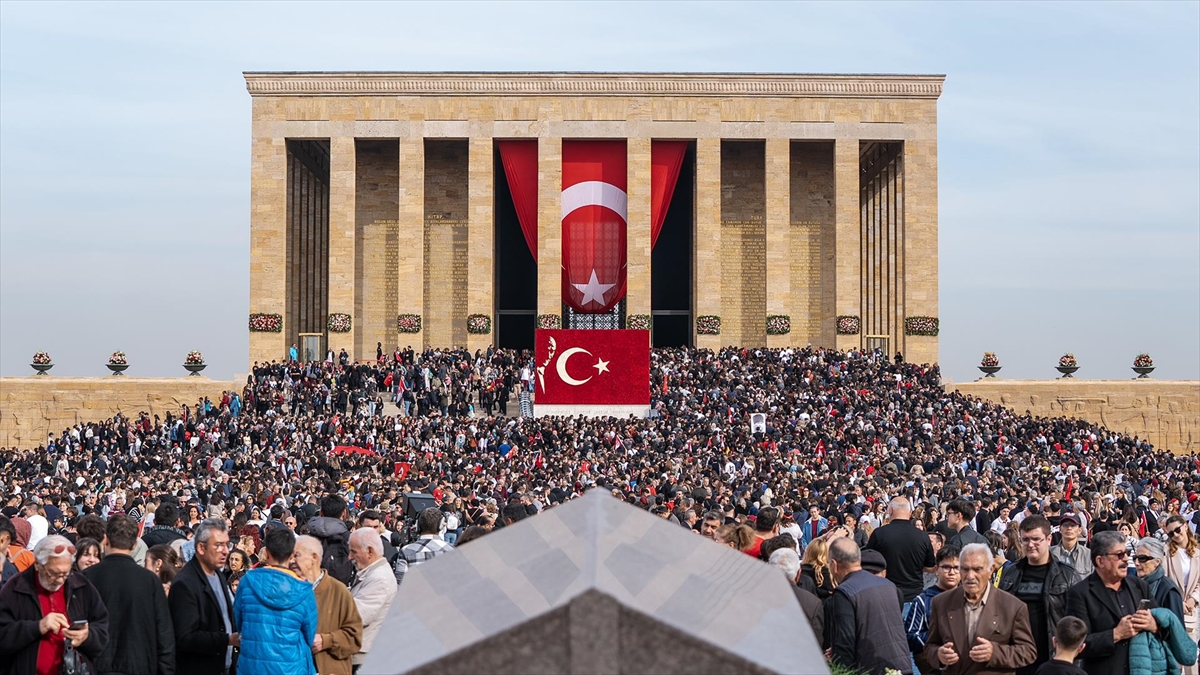 Anıtkabir 10 Kasım’da 1 milyon 219 bin 148 ziyaretçiyi ağırladı