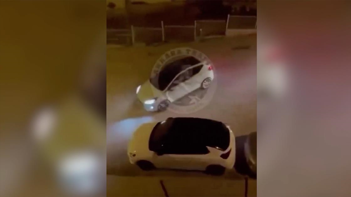 Ankara’da drift atarak trafik güvenliğini tehlikeye düşüren sürücü yakalandı