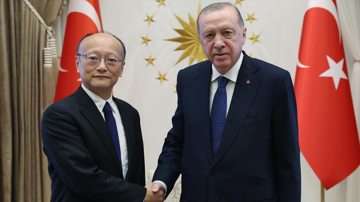 Cumhurbaşkanı Erdoğan, Asya Kalkınma Bankası Başkanı Masato Kanda’yı kabul etti Cumhurbaşkanı Erdoğan, Asya Kalkınma Bankası Başkanı Masato Kanda’yı kabul etti