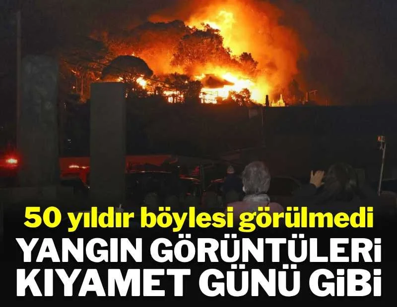Yarım asrın en büyük yangını: 170 ev kül oldu, yüzlerce kişi alevlerden kaçtı Yarım asrın en büyük yangını: 170 ev kül oldu, yüzlerce kişi alevlerden kaçtı