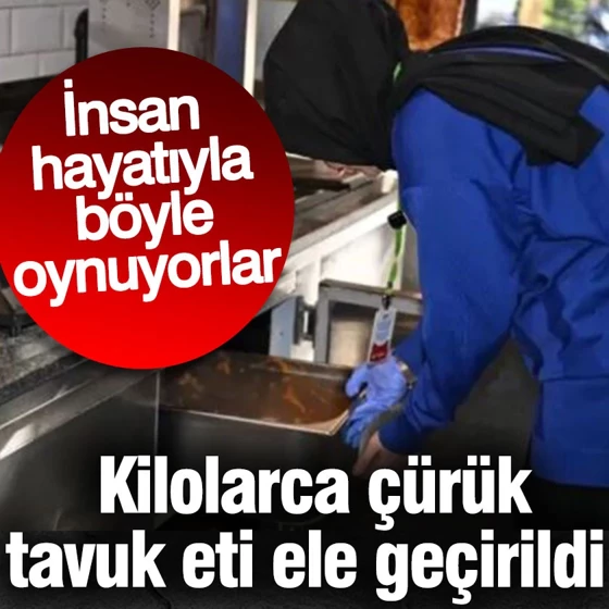 Kilolarca çürük tavuk eti ele geçirildi