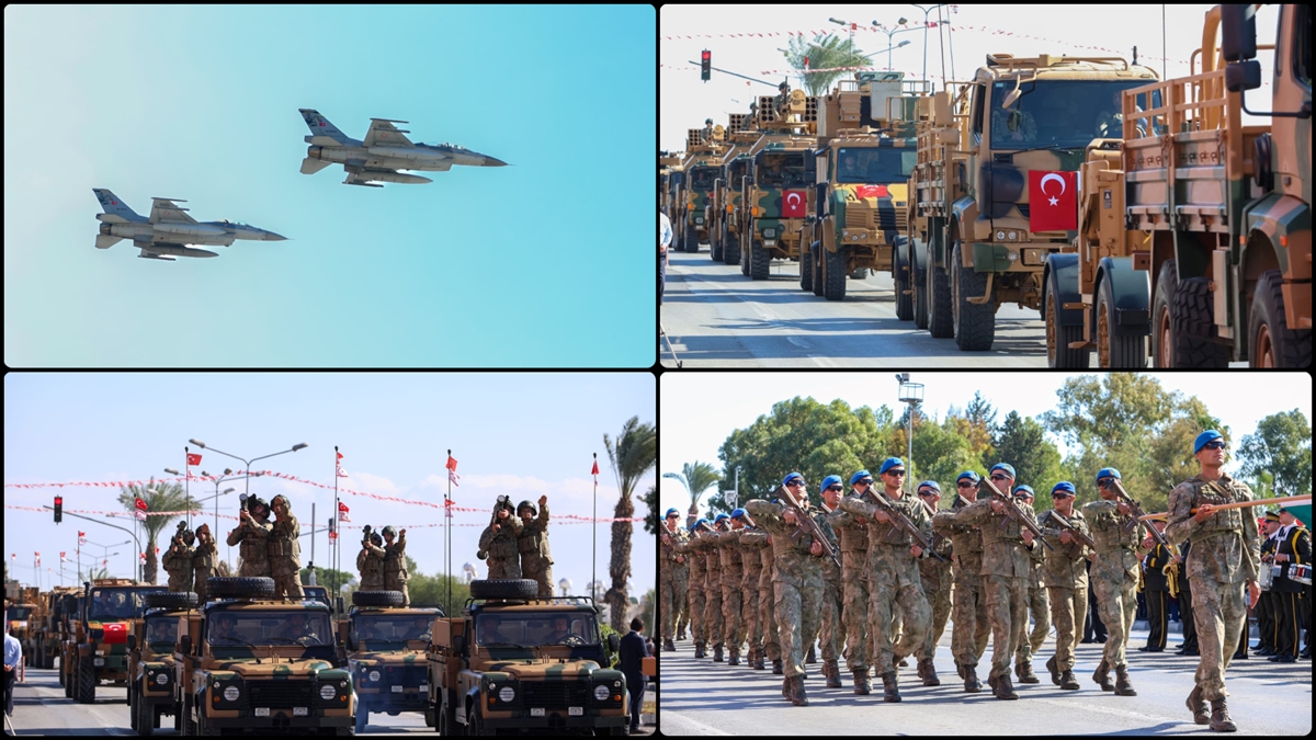 KKTC’nin 42. kuruluş yıl dönümü ve 15 Kasım Cumhuriyet Bayramı törenlerle kutlandı KKTC’nin 42. kuruluş yıl dönümü ve 15 Kasım Cumhuriyet Bayramı törenlerle kutlandı