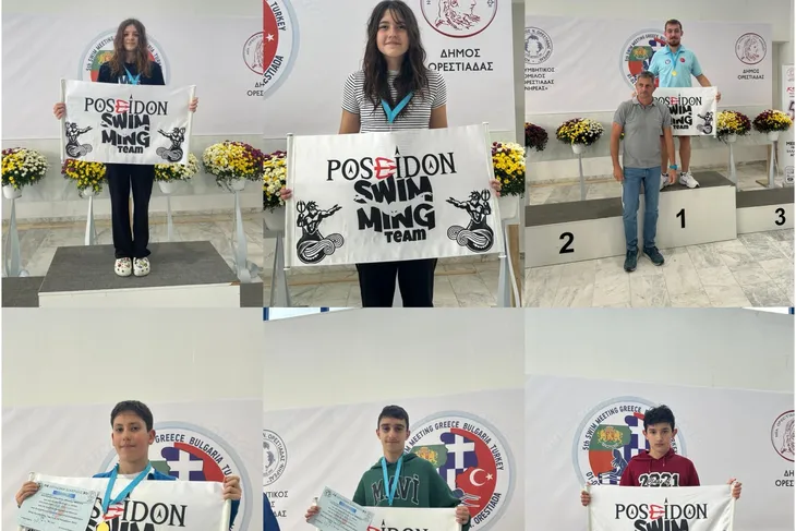 Poseidon Sporcuları Yunanistan’dan Madalyalarla Döndü Poseidon Sporcuları Yunanistan’dan Madalyalarla Döndü