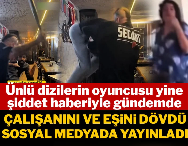 Oyuncu ve sosyal medya fenomeni çalışanını darp etti, eşini de canlı yayında dövdü! Oyuncu ve sosyal medya fenomeni çalışanını darp etti, eşini de canlı yayında dövdü!