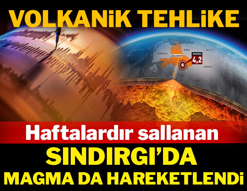 Haftalardır sallanan Sındırgı’da magma da hareketlendi: Volkanik tehlike… Haftalardır sallanan Sındırgı’da magma da hareketlendi: Volkanik tehlike…