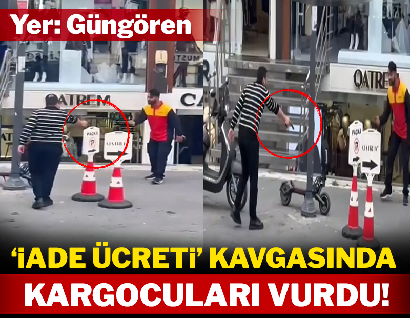 Güngören’de dehşet: İade ücreti için kargocuları vurdu!