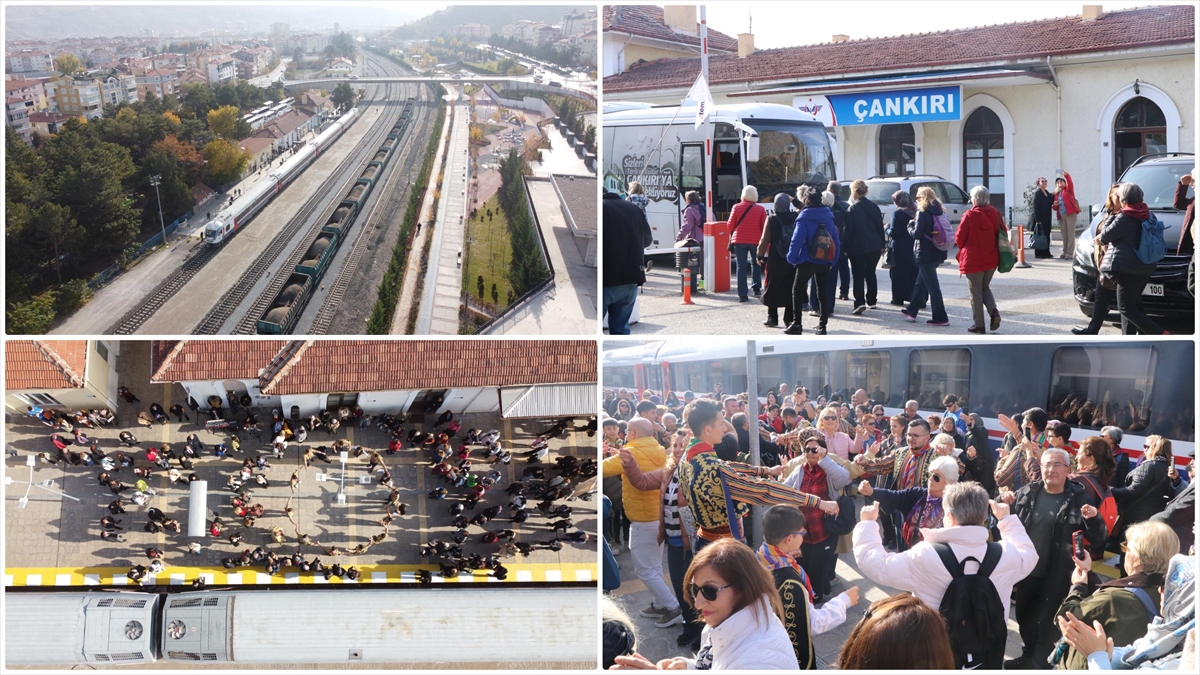 Turistik Tuz Ekspresi yaklaşık 10 bin ziyaretçiyi Çankırı’ya çekti