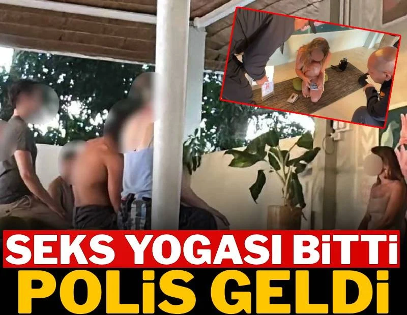 Seks yogası bitti polis geldi Seks yogası bitti polis geldi