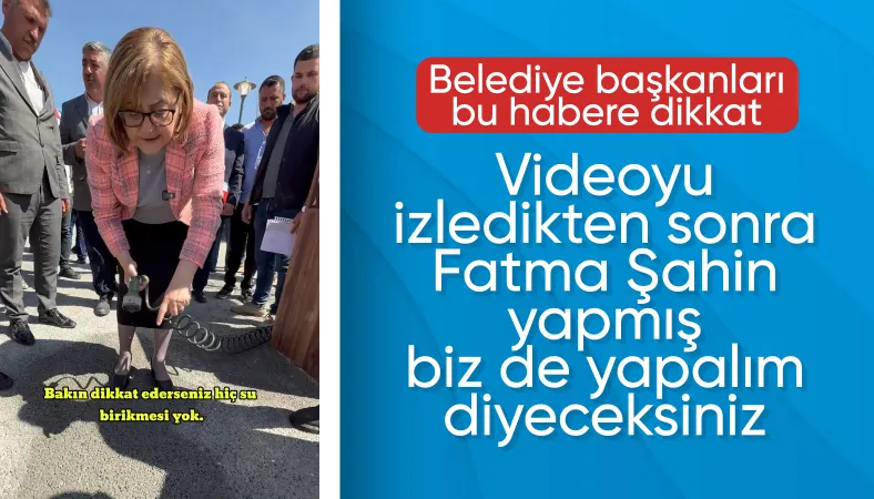 Gaziantep’te su dönüşümü yapan park: Fatma Şahin tanıttı…