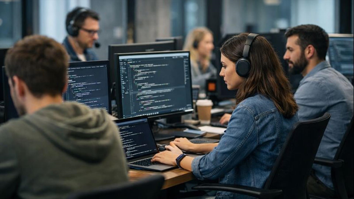 Bilgi ve iletişim sektöründe çalışan sayısı yıllık bazda 65 aydır artıyor Bilgi ve iletişim sektöründe çalışan sayısı yıllık bazda 65 aydır artıyor