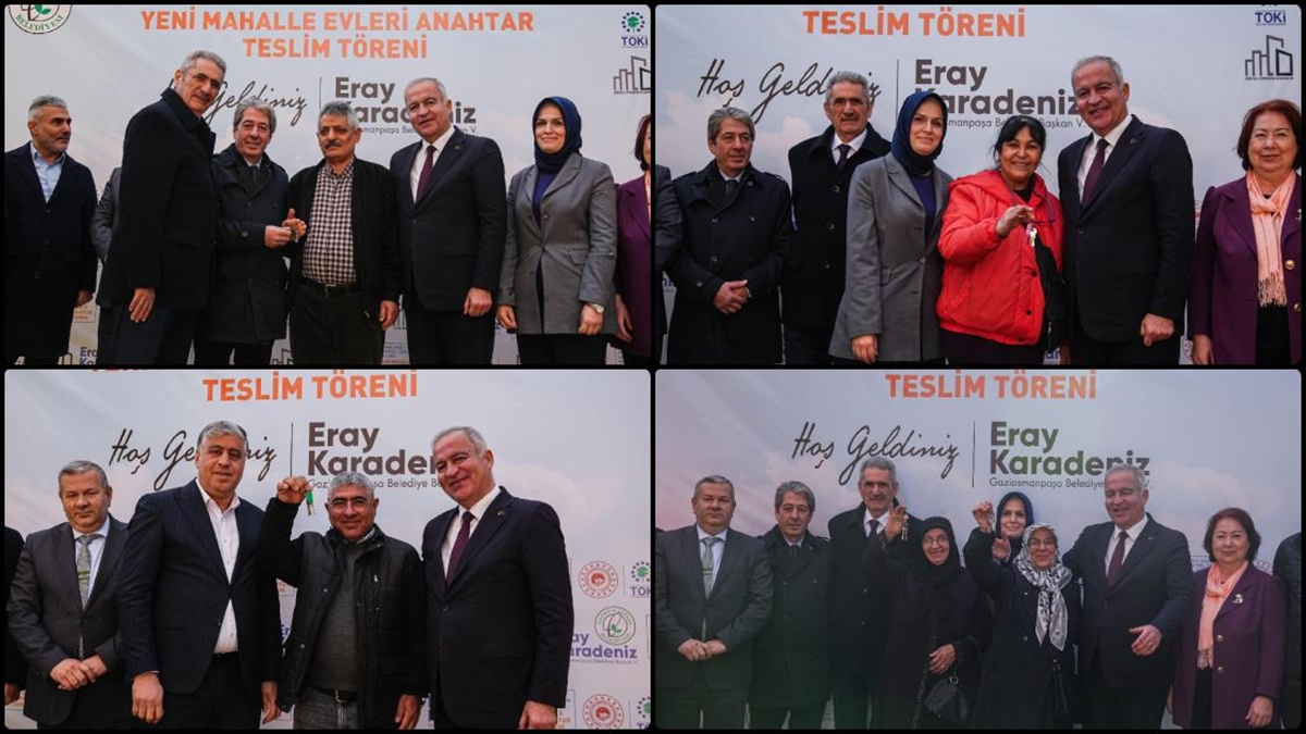 Gaziosmanpaşa’da kentsel dönüşümü tamamlanan konutlar hak sahiplerine teslim edildi