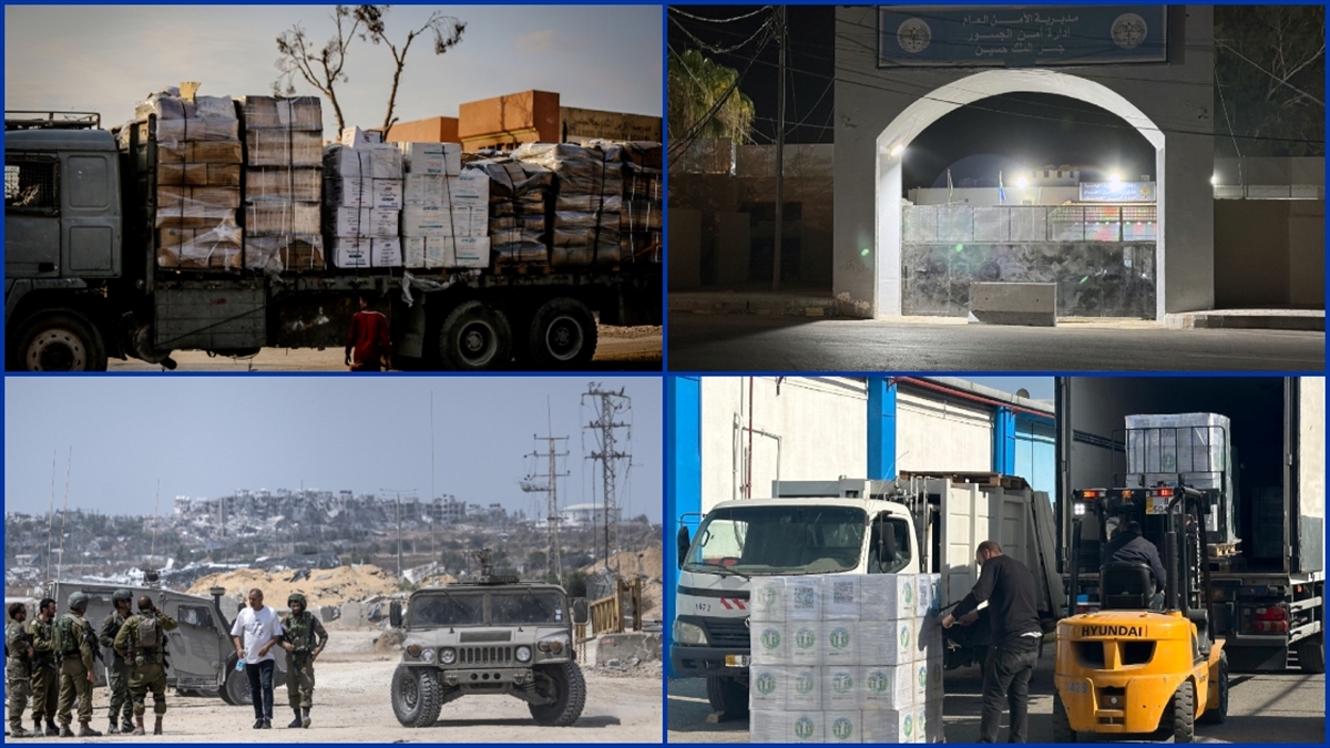 İsrail, Batı Şeria ile Ürdün arasındaki sınır kapısını Gazze’ye yardım geçişi için yeniden açıyor