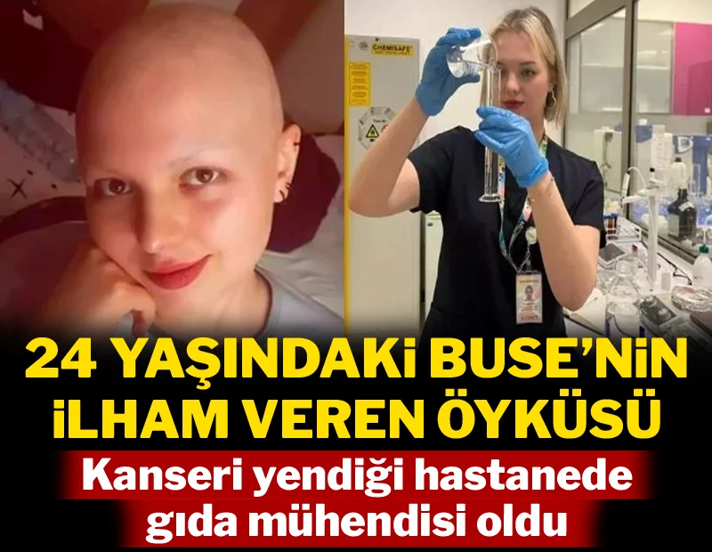 Kanseri yendiği hastanede gıda mühendisi oldu… Kanseri yendiği hastanede gıda mühendisi oldu…