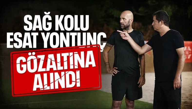 Esat Yontunç havalimanında gözaltına alındı